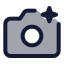 Aicamera icon with duotone standard style