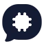 Aichat icon with solid standard style