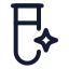 Aichemistry icon with stroke standard style