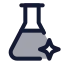 Aichemistry icon with duotone rounded style