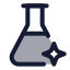 Aichemistry icon with duotone standard style