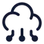 Aicloud icon with stroke standard style