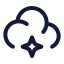 Aicloud icon with stroke standard style