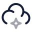 Aicloud icon with twotone rounded style