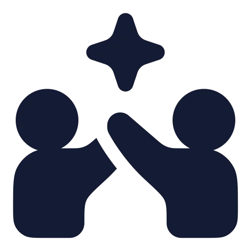 Ai Co Editing Icon in Solid Rounded style
