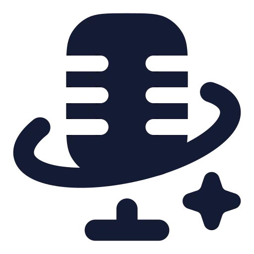 Ai Concert Icon in Solid Rounded style