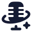 Aiconcert icon with solid rounded style