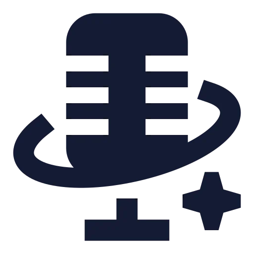Ai Concert Icon in Solid Sharp style