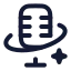 Aiconcert icon with stroke rounded style