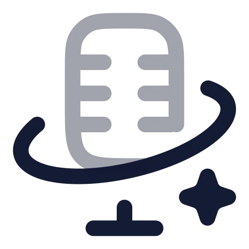Ai Concert Icon in Twotone Rounded style