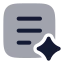 Aicontentgenerator icon with bulk rounded style