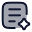 Aicontentgenerator icon with duotone rounded style