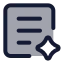 Aicontentgenerator icon with duotone standard style