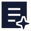 Aicontentgenerator icon with solid sharp style