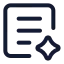 Aicontentgenerator icon with stroke standard style