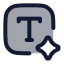 Aicontentgenerator icon with duotone rounded style
