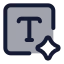 Aicontentgenerator icon with duotone standard style