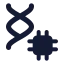Aidna icon with solid rounded style