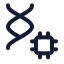 Aidna icon with stroke standard style
