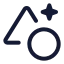 Aielements icon with stroke standard style