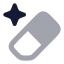 Aieraser icon with bulk rounded style