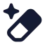 Aieraser icon with solid standard style