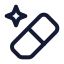 Aieraser icon with stroke standard style