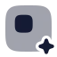 Aiexpand icon with bulk rounded style