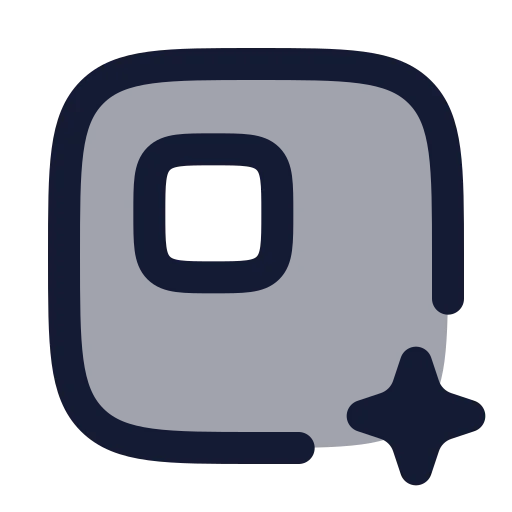 Ai Expand Icon in Duotone Rounded style