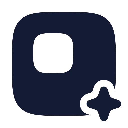 Ai Expand Icon in Solid Rounded style