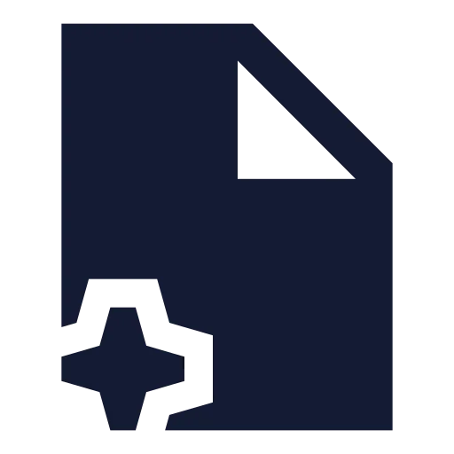 Ai File 01 Icon in Solid Sharp style