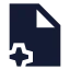Aifile icon with solid sharp style
