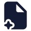 Aifile icon with solid standard style