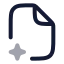 Aifile icon with twotone rounded style