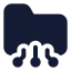 Aifolder icon with solid standard style