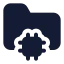 Aifolder icon with solid standard style