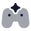 Aigame icon with bulk rounded style