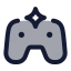 Aigame icon with duotone rounded style
