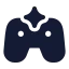 Aigame icon with solid rounded style