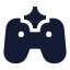 Aigame icon with solid sharp style