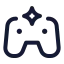 Aigame icon with stroke standard style
