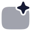 Aigenerative icon with bulk rounded style