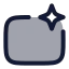 Aigenerative icon with duotone rounded style