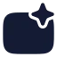 Aigenerative icon with solid rounded style