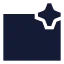 Aigenerative icon with solid sharp style