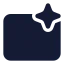Aigenerative icon with solid standard style