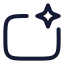 Aigenerative icon with stroke rounded style