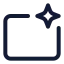 Aigenerative icon with stroke standard style