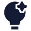 Aiidea icon with solid sharp style