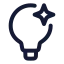 Aiidea icon with stroke rounded style